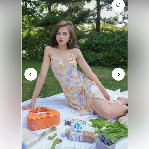 Petite Studio NYC Neesha Dress in Watercolor - Picture 9 of 16